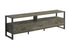 MN-M202847    Tv Stand, 72 Inch, Media Entertainment Center, Storage Drawers, Dark Bronze Laminate, Black Metal, Contemporary, Modern