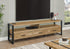 MN-432880    Tv Stand, 72 Inch, Console, Media Entertainment Center, Storage Drawers, Living Room, Mango Wood-look, Black Metal, Contemporary, Modern