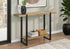 MN-442881    Accent Table, Console, Entryway, Narrow, Sofa, Living Room, Bedroom, Mango Wood-look Laminate, Black Metal, Contemporary, Modern