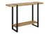MN-442881    Accent Table, Console, Entryway, Narrow, Sofa, Living Room, Bedroom, Mango Wood-look Laminate, Black Metal, Contemporary, Modern