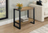 MN-452882    Accent Table, 24"h, Side, End, Nightstand, Lamp, Living Room, Bedroom, Mango Wood-look Laminate, Black Metal, Contemporary, Modern
