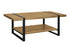 MN-472884    Coffee Table, Accent, Cocktail, Rectangular, Living Room, 48"l, Mango Wood-look, Black Metal, Contemporary, Modern