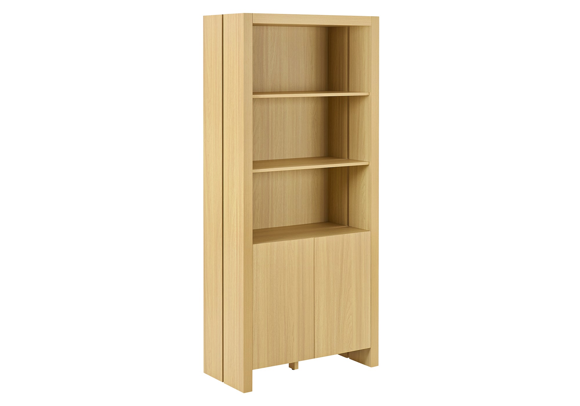 MN-582888    Bookcase, 72"h, Storage Cabinet, Etagere, Bookshelf, Bedroom, Living Room, Office, Natural Oak Laminate, Contemporary, Modern