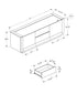MN-592890    Tv Stand, 72 Inch, Console, Media Entertainment Center, Storage Cabinet, Drawers, Living Room, Bedroom, Contemporary, Modern