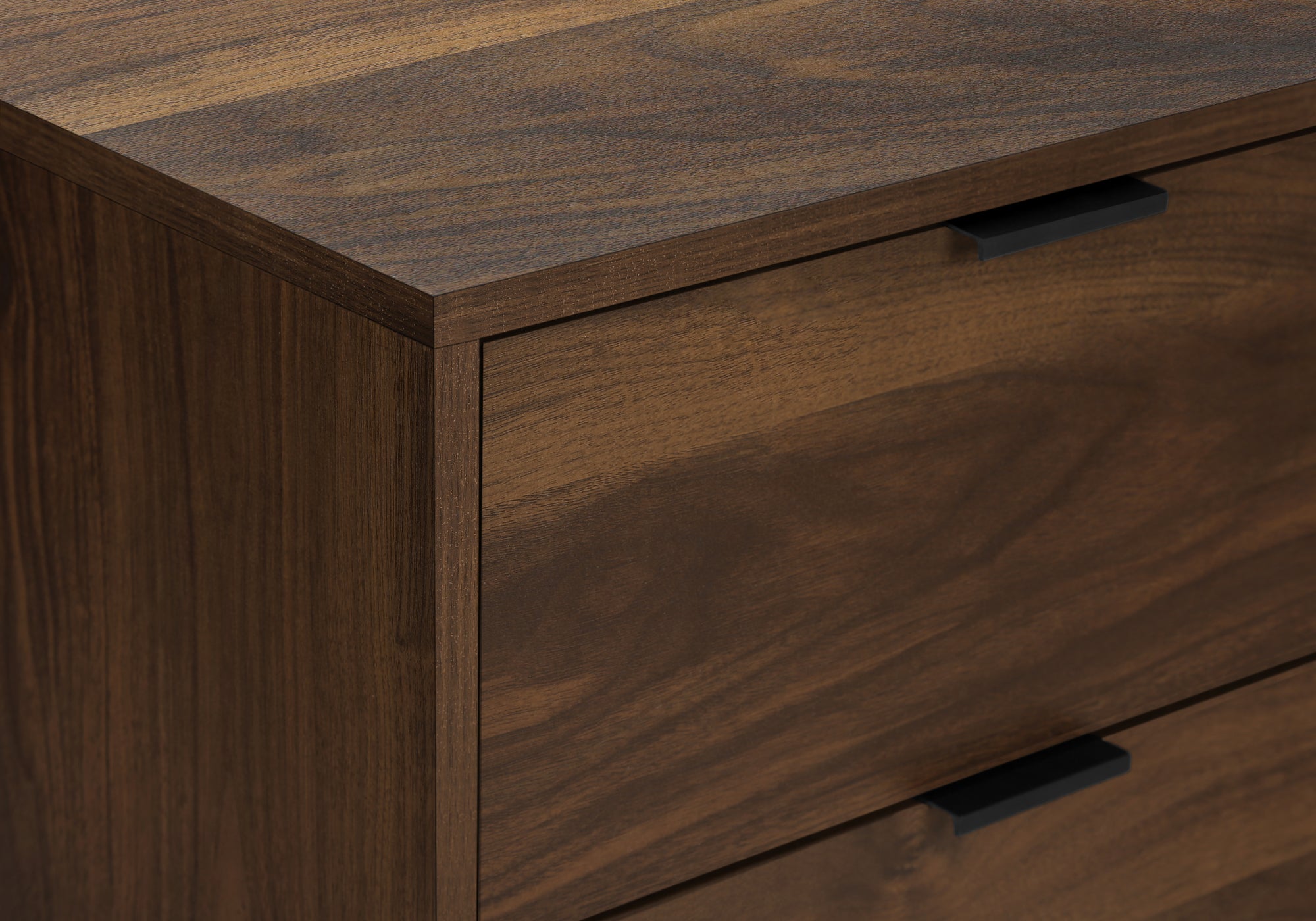 MN-E253607    Accent Table, Bedroom, End, Living Room, Nightstand, Side Table, Storage Drawer, Walnut Laminate, Modern, Contemporary