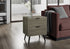 MN-E253608    Accent Table, Bedroom, End, Living Room, Nightstand, Side Table, Storage Drawer, Grey Laminate, Modern, Contemporary