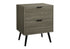 MN-E253608    Accent Table, Bedroom, End, Living Room, Nightstand, Side Table, Storage Drawer, Grey Laminate, Modern, Contemporary