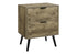 MN-273609    Accent Table, Bedroom, End, Living Room, Nightstand, Side Table, Storage Drawer, Light Brown Laminate, Modern, Contemporary
