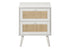 MN-E323619    Accent Table, Side Table, End, Bedroom, Living Room, Nightstand, Storage Drawer, White Laminate, Modern, Contemporary