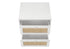 MN-E323619    Accent Table, Side Table, End, Bedroom, Living Room, Nightstand, Storage Drawer, White Laminate, Modern, Contemporary