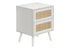 MN-E323619    Accent Table, Side Table, End, Bedroom, Living Room, Nightstand, Storage Drawer, White Laminate, Modern, Contemporary