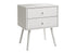 MN-G393627    Accent Table, Bedroom, End, Living Room, Nightstand, Side Table, Storage Drawer, White Laminate, Modern, Contemporary