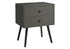 MN-G393629    Accent Table, Bedroom, End, Living Room, Nightstand, Side Table, Storage Drawer, Grey Laminate, Modern, Contemporary