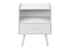 MN-663666    Accent Table, Side Table, End, Storage Drawer, Nightstand, Bedroom, Living Room, White Laminate, Contemporary, Modern