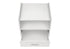 MN-663666    Accent Table, Side Table, End, Storage Drawer, Nightstand, Bedroom, Living Room, White Laminate, Contemporary, Modern