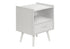 MN-663666    Accent Table, Side Table, End, Storage Drawer, Nightstand, Bedroom, Living Room, White Laminate, Contemporary, Modern