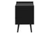 MN-F663667    Accent Table, Side Table, End, Storage Drawer, Nightstand, Bedroom, Living Room, Black Laminate, Contemporary, Modern