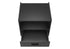 MN-F663667    Accent Table, Side Table, End, Storage Drawer, Nightstand, Bedroom, Living Room, Black Laminate, Contemporary, Modern