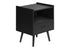 MN-F663667    Accent Table, Side Table, End, Storage Drawer, Nightstand, Bedroom, Living Room, Black Laminate, Contemporary, Modern