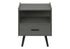 MN-F663668    Accent Table, Side Table, End, Storage Drawer, Nightstand, Bedroom, Living Room, Grey Laminate, Contemporary, Modern