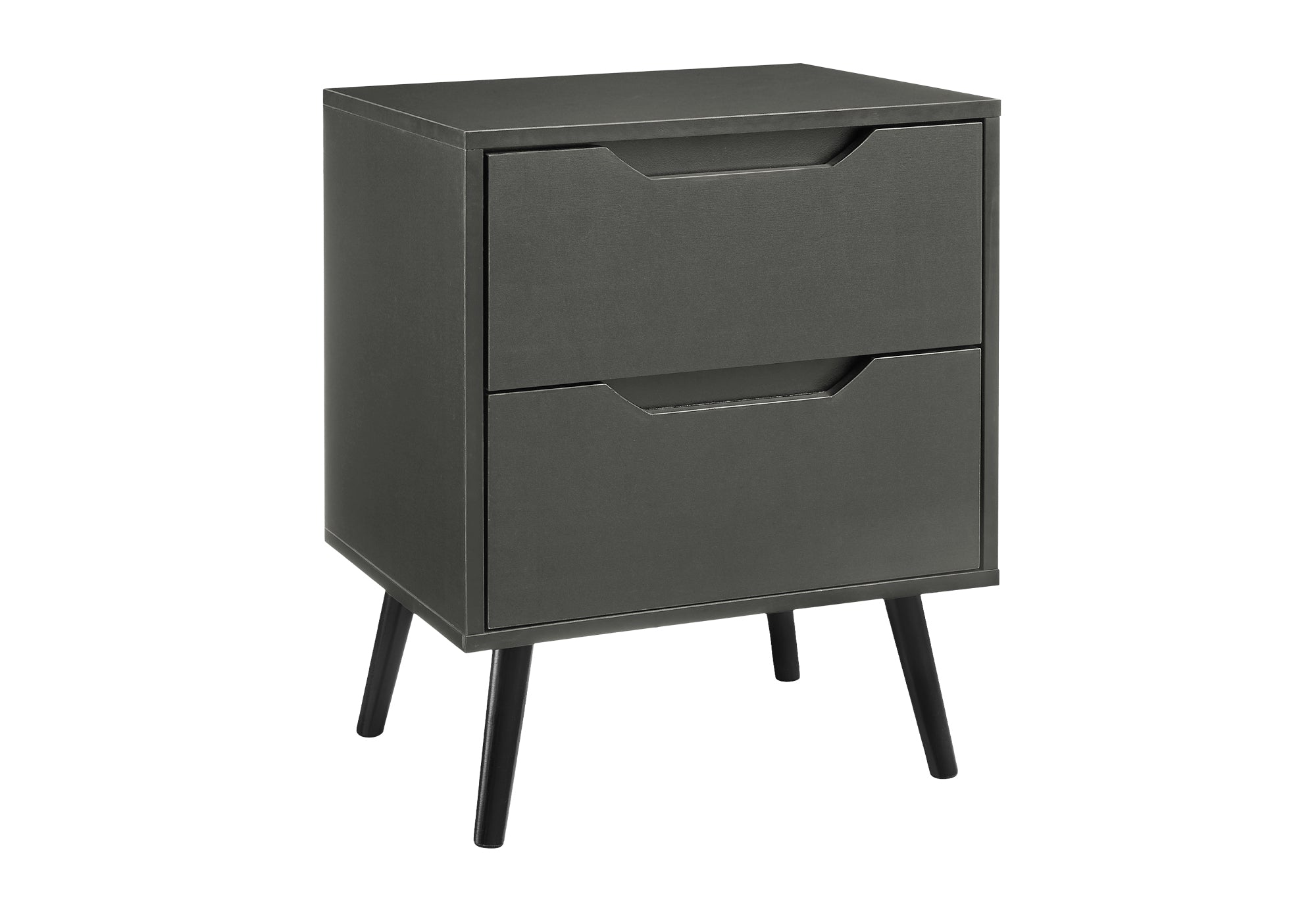 MN-P823690    Accent Table, Side Table, End, Storage Drawer, Nightstand, Bedroom, Living Room, Grey Laminate, Modern, Contemporary