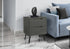 MN-P823690    Accent Table, Side Table, End, Storage Drawer, Nightstand, Bedroom, Living Room, Grey Laminate, Modern, Contemporary