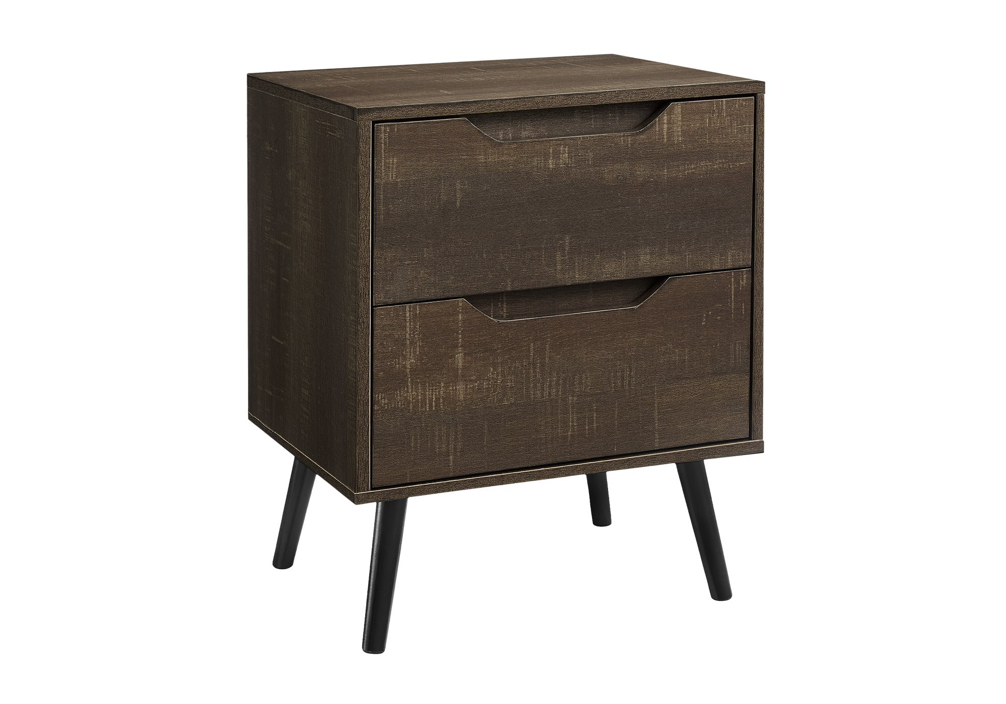 MN-P823691    Accent Table, Side Table, End, Storage Drawer, Nightstand, Bedroom, Living Room, Brown Laminate, Modern, Contemporary
