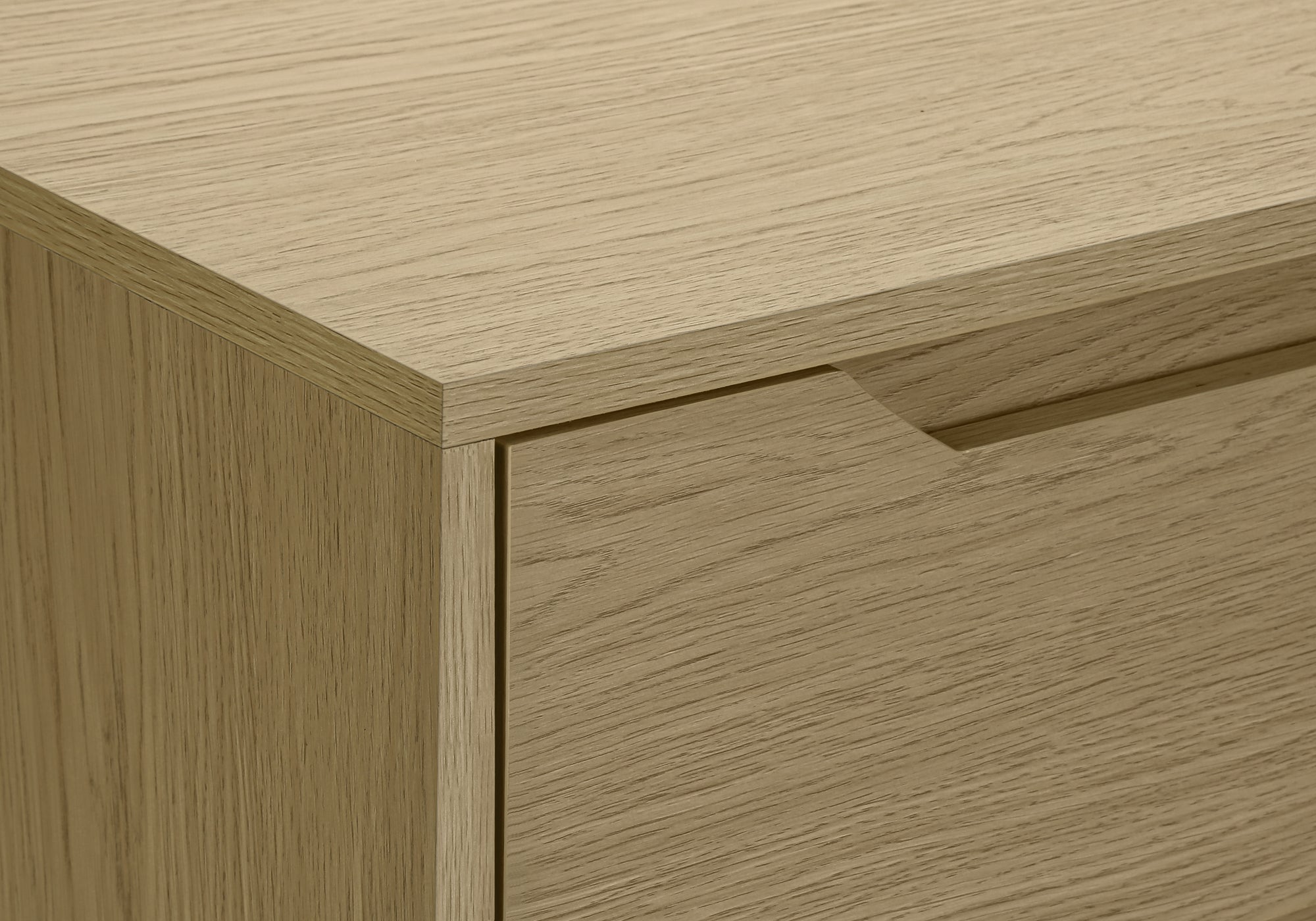 MN-P823692    Accent Table, Side Table, End, Storage Drawer, Nightstand, Bedroom, Living Room, Natural Laminate, Modern, Contemporary