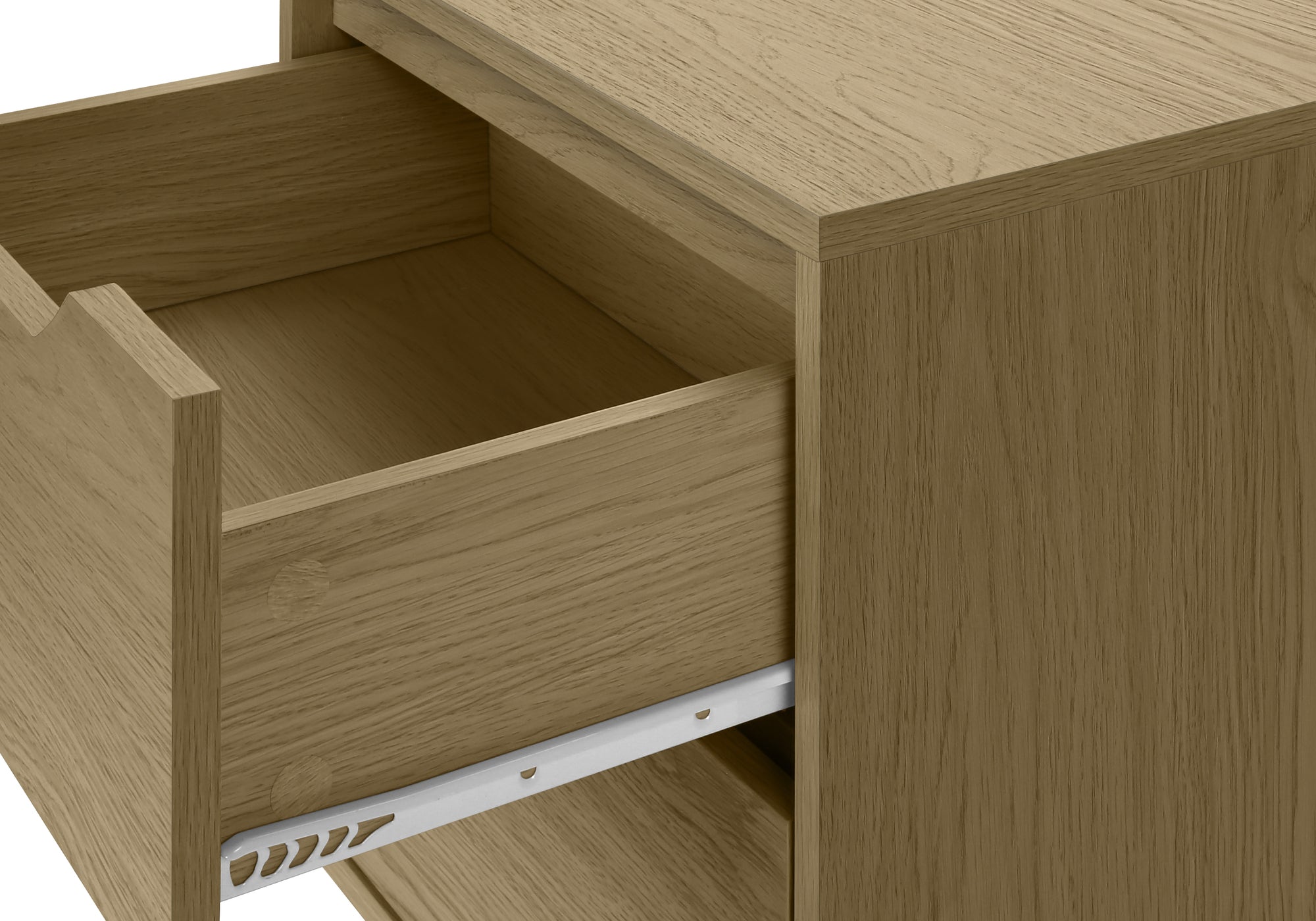 MN-P823692    Accent Table, Side Table, End, Storage Drawer, Nightstand, Bedroom, Living Room, Natural Laminate, Modern, Contemporary