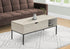 MN-B983807    Coffee Table, 42" L, Rectangular, Cocktail, Lift-top, Washed Oak, Black Metal, Contemporary, Modern