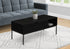MN-983808    Coffee Table, 42" L, Rectangular, Cocktail, Lift-top, Black Laminate, Black Metal, Contemporary, Modern