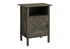 MN-Z133810    Accent Table, Side Table, End, Living Room, Small, Storage, Dark Bronze Laminate, Transitional