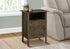 MN-Z133811    Accent Table, Side Table, End, Living Room, Small, Storage, Dark Oak Laminate, Transitional