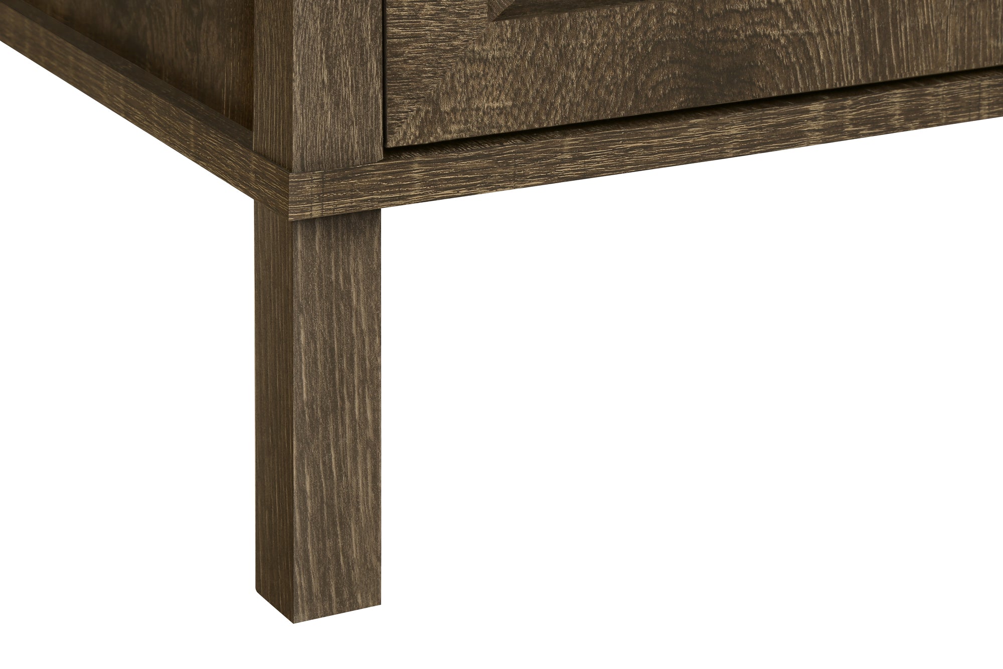 MN-Z133811    Accent Table, Side Table, End, Living Room, Small, Storage, Dark Oak Laminate, Transitional