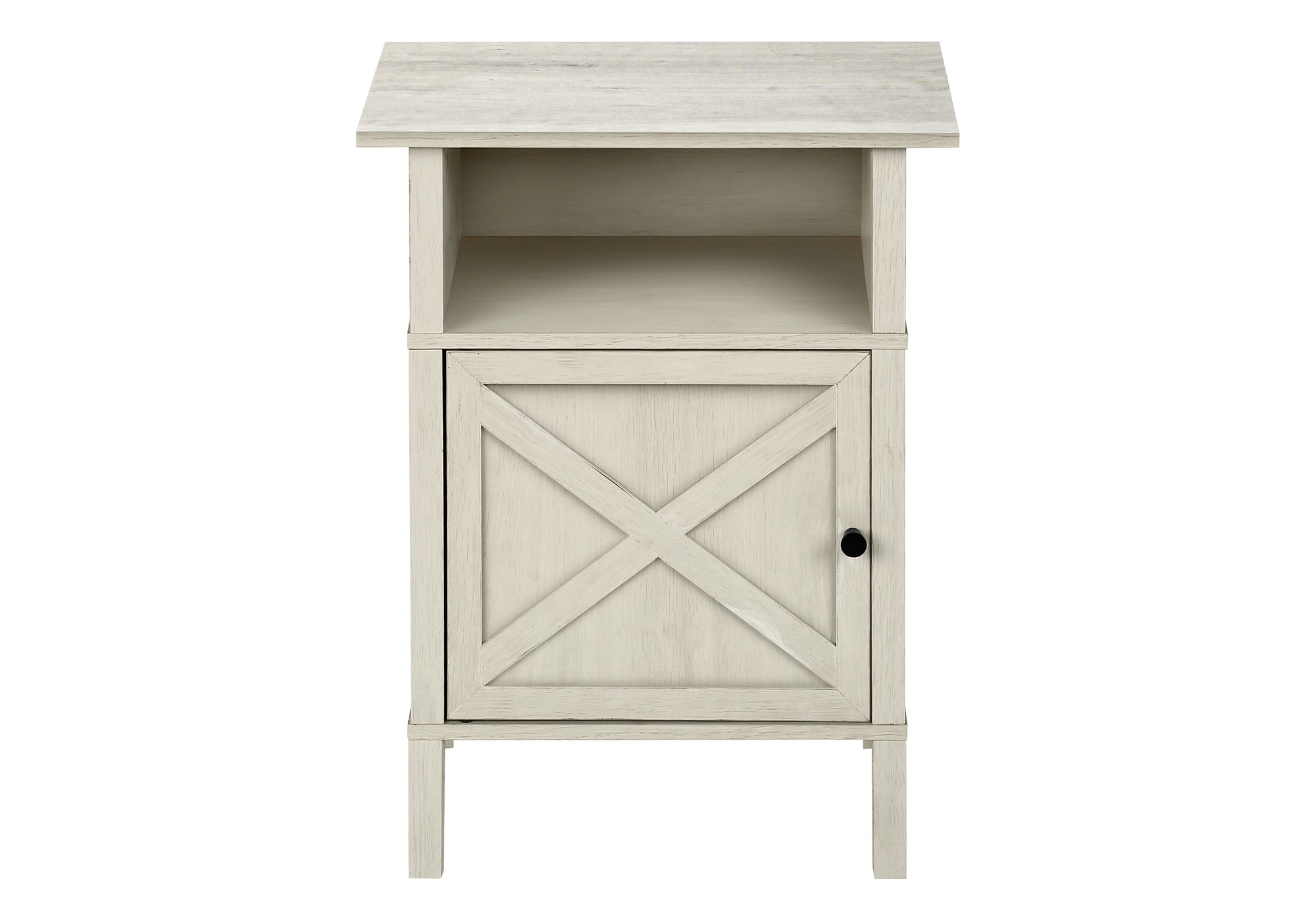 MN-Z133812    Accent Table, Side Table, End, Living Room, Small, Storage, Washed Oak Laminate, Transitional