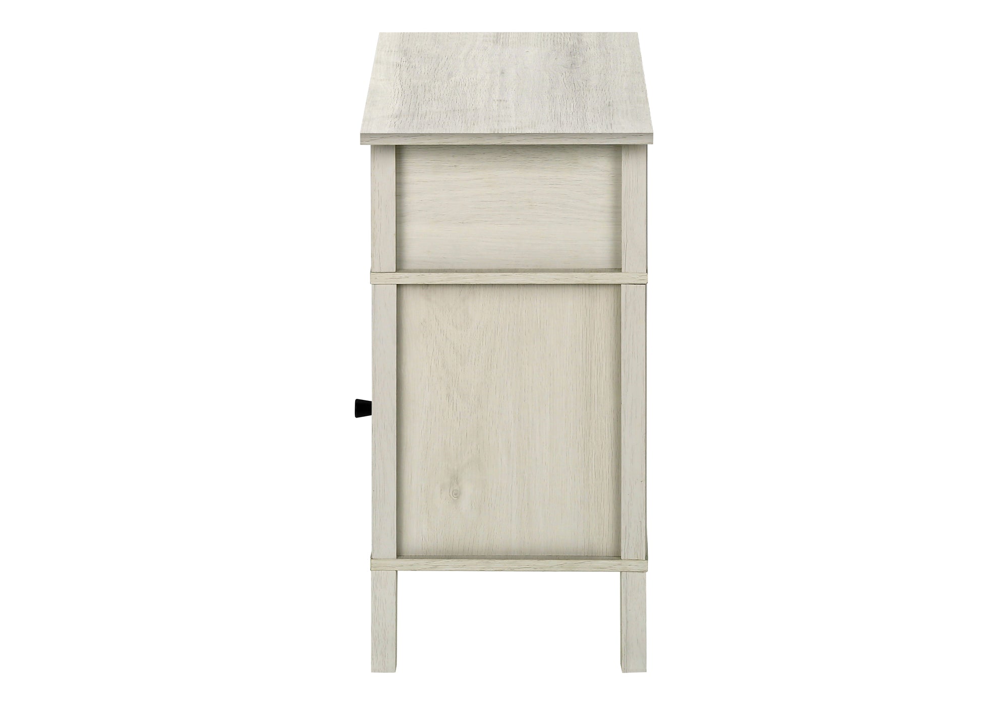 MN-Z133812    Accent Table, Side Table, End, Living Room, Small, Storage, Washed Oak Laminate, Transitional