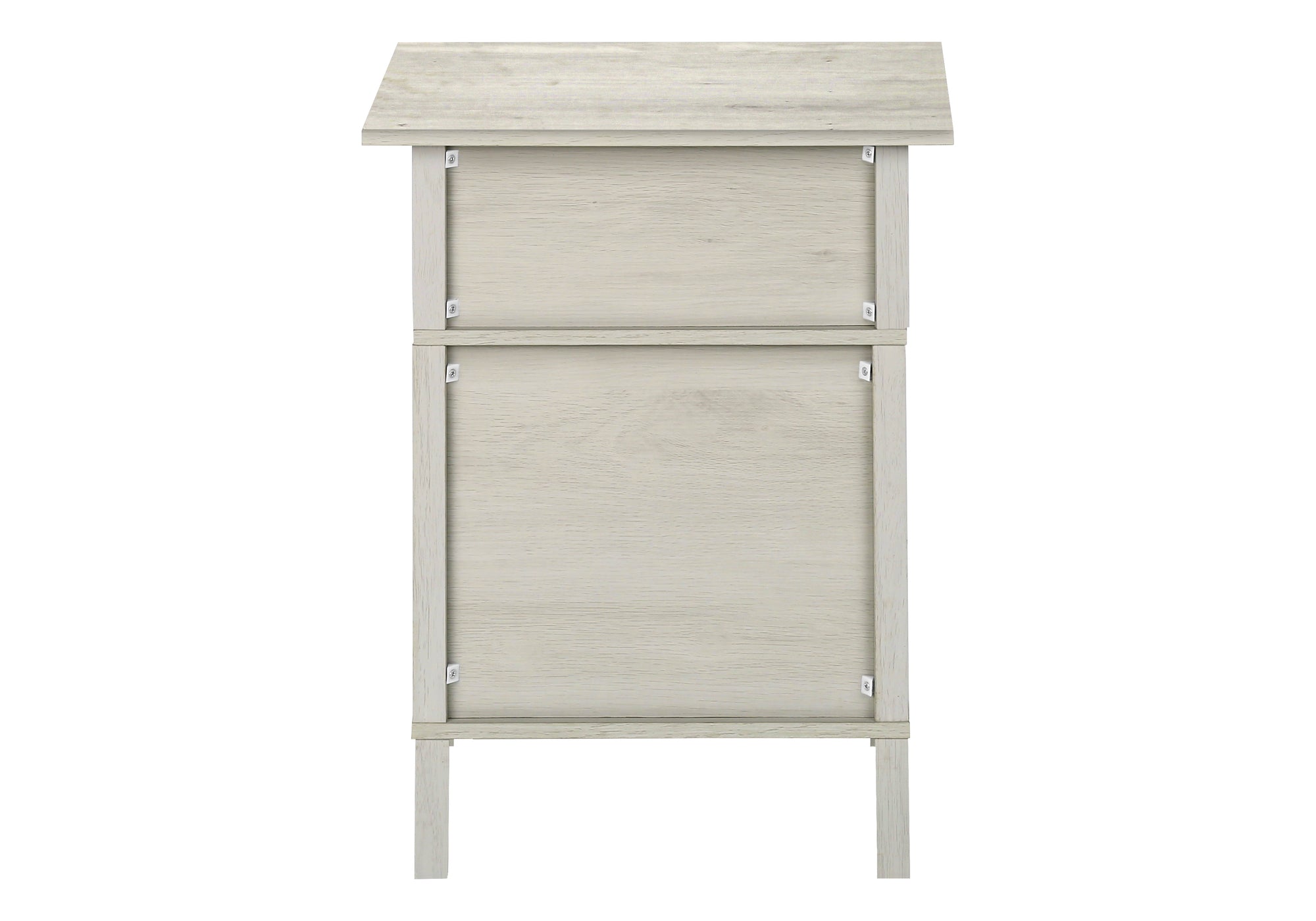 MN-Z133812    Accent Table, Side Table, End, Living Room, Small, Storage, Washed Oak Laminate, Transitional