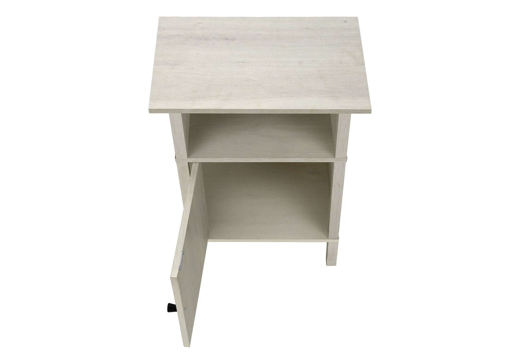 MN-Z133812    Accent Table, Side Table, End, Living Room, Small, Storage, Washed Oak Laminate, Transitional