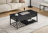 MN-D173820    Coffee Table, 42" L, Cocktail, Lift-top, Rectangular, Storage, Living Room, Black Laminate, Black Metal, Contemporary, Modern