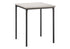 MN-193826    Accent Table, 22" H, Side Table, End, Small, Nightstand, Square, Bedroom, Living Room, Washed Oak Laminate, Black Metal, Contemporary, Modern