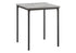MN-V213828    Accent Table, 22" H, Side Table, End, Small, Nightstand, Square, Bedroom, Living Room, Grey Laminate, Black Metal, Contemporary, Modern