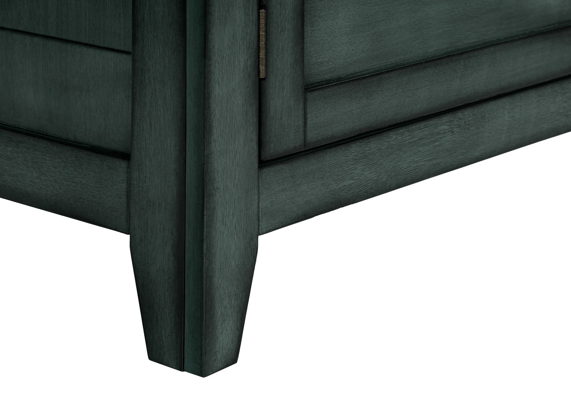 MN-603949    Accent Table, Nightstand, Storage Drawer, End, Side Table, Bedroom, Lamp, Storage, Antique Blue Veneer, Transitional