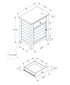 MN-L593950    Accent Table, Nightstand, Storage Drawer, End, Side Table, Bedroom, Lamp, Storage, Grey Veneer, Transitional