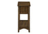 MN-643955    Accent Table, End, Side Table, Nightstand, 2 Tier, Narrow, Storage Drawer, Brown Veneer, Transitional