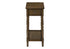 MN-S653957    Accent Table, 2 Tier, End, Side Table, Nightstand, Bedroom, Narrow, Lamp, Storage Drawer, Brown Veneer, Traditional