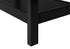 MN-643961    Accent Table, 2 Tier, End, Lamp, Nightstand, Side Table, Narrow, Small, Storage Drawer, Bedroom, Black Veneer, Transitional
