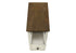 MN-A703962    Accent Table, End, Side Table, 2 Tier, Narrow, Bedroom, Lamp, Storage Drawer, Antique White Veneer, Brown Veneer, Transitional