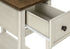 MN-A703962    Accent Table, End, Side Table, 2 Tier, Narrow, Bedroom, Lamp, Storage Drawer, Antique White Veneer, Brown Veneer, Transitional