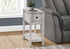 MN-A703963    Accent Table, End, Side Table, 2 Tier, Narrow, Bedroom, Lamp, Storage Drawer, Grey Veneer, Transitional