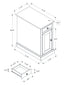 MN-H723964    Accent Table, End, Side Table, Nightstand, Narrow, Bedroom, Lamp, Storage Drawer, Brown Veneer, Traditional